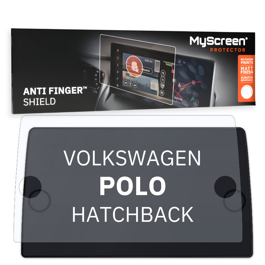 VOLKSWAGEN Polo (Life) HATCHBACK 2021 / + FRONT CENTRE DASHBOARD 02 *  - Matowa folia antyodciskowa MyScreen ANTI FINGER SHIELD