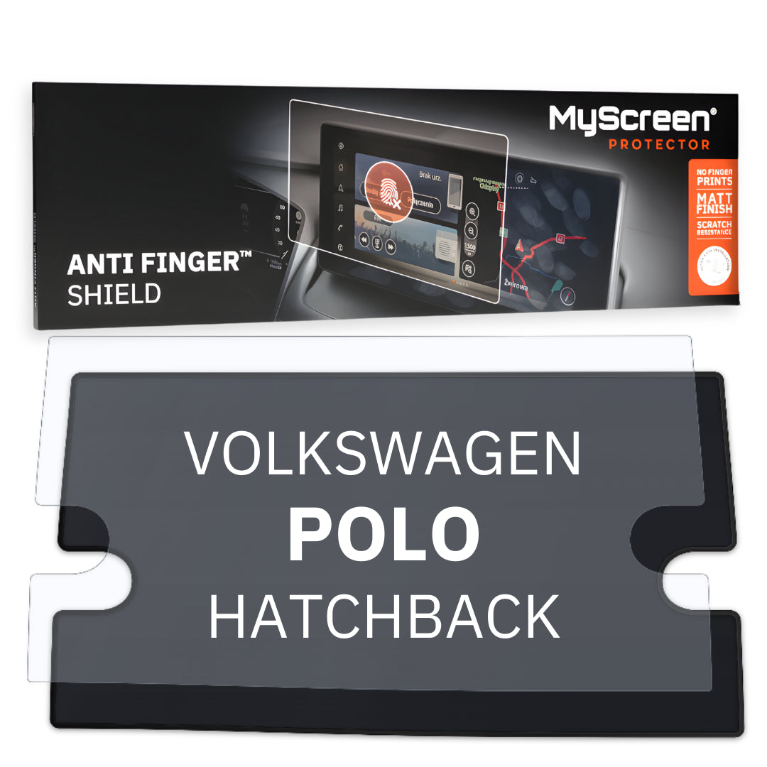 VOLKSWAGEN Polo (Style) HATCHBACK 2021 / + FRONT CENTRE DASHBOARD 03 *  - Matowa folia antyodciskowa MyScreen ANTI FINGER SHIELD