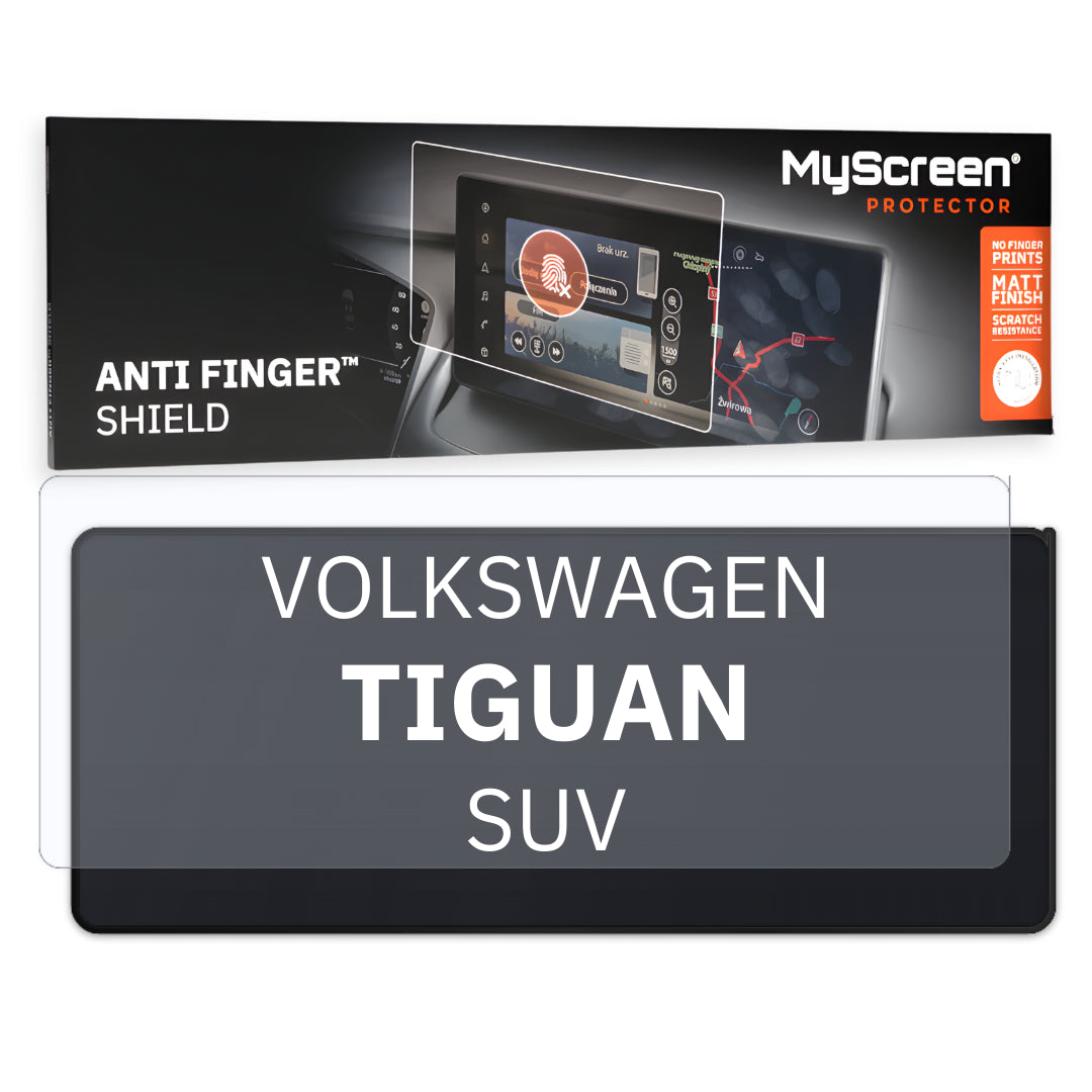 VOLKSWAGEN Tiguan (Life) SUV 2024 / + FRONT CENTRE SPEEDOMETER *  - Matowa folia antyodciskowa MyScreen ANTI FINGER SHIELD