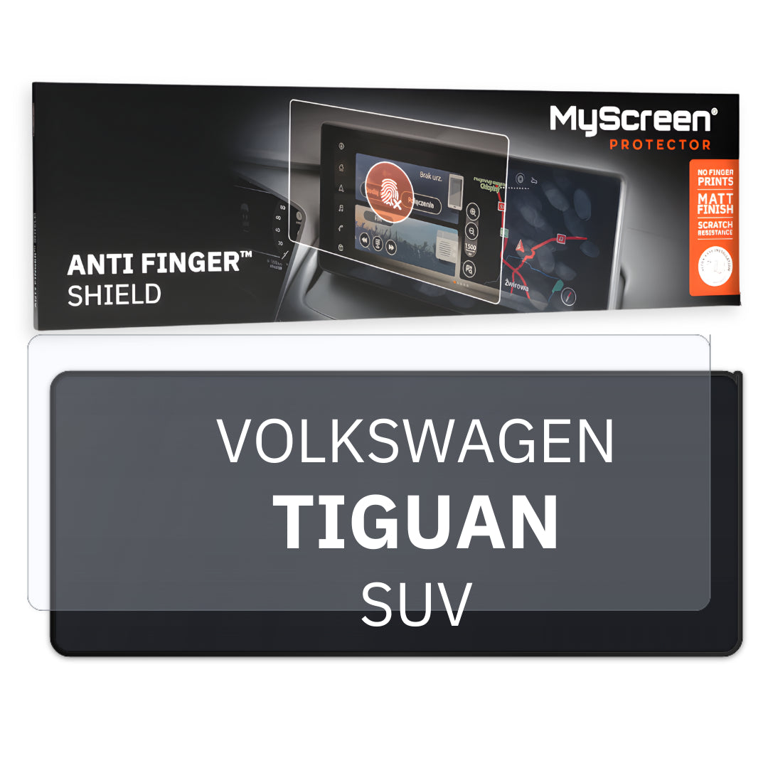 VOLKSWAGEN Tiguan (Life Plus) SUV 2024 / + FRONT CENTRE SPEEDOMETER *  - Matowa folia antyodciskowa MyScreen ANTI FINGER SHIELD