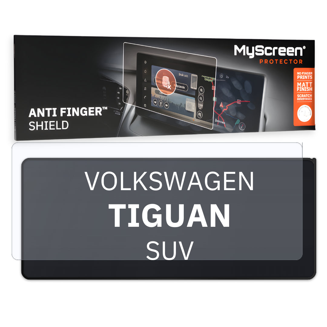 VOLKSWAGEN Tiguan (Elegance) SUV 2024 / + FRONT CENTRE SPEEDOMETER *  - Matowa folia antyodciskowa MyScreen ANTI FINGER SHIELD