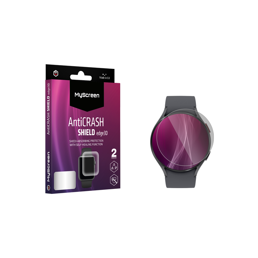 2x Folia ochronna do Xiaomi Watch S2 42mm AntiCRASH SHIELD edge3D