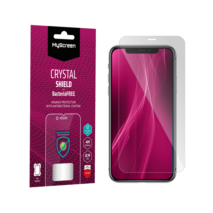 Apple iPhone Xs Max/11 Pro Max - Folia antybakteryjna MyScreen CRYSTAL SHIELD BacteriaFREE