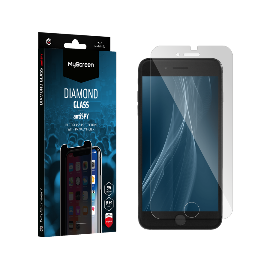 Apple iPhone 7/8/SE 2020 -  Szkło hartowane z filtrem prywatności MyScreen DIAMOND GLASS AntiSPY