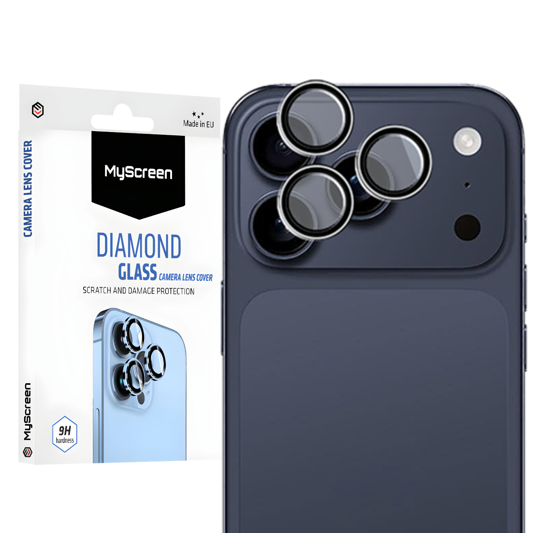 Szkło hartowane na aparat Apple iPhone 17 Pro 6.3" MyScreen DIAMOND GLASS CAMERA LENS COVER