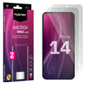 2x Folia ochronna do  Apple iPhone 14 AntiCRASH SHIELD edge3D