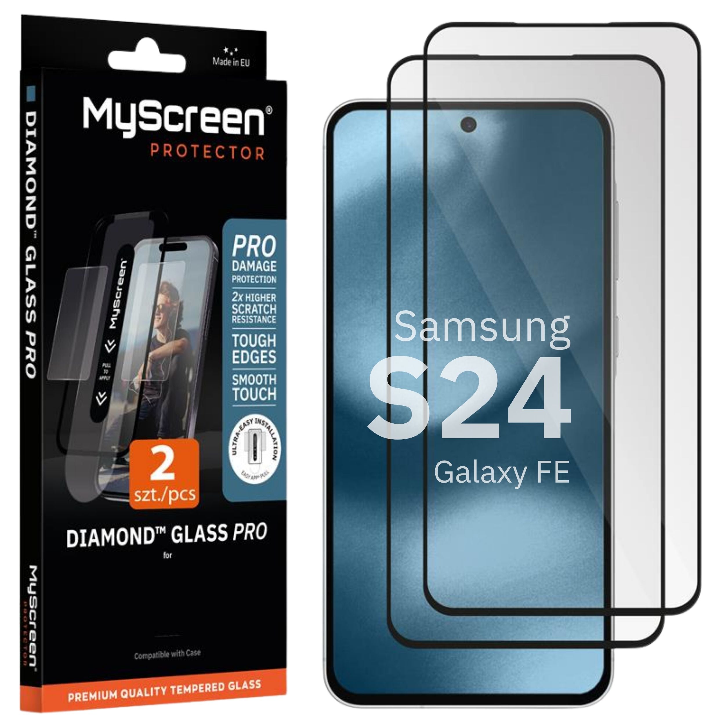2x Szkło hartowane do Samsung Galaxy S24 FE MyScreen DIAMOND GLASS PRO