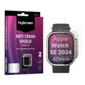 2x Folia ochronna do Apple Watch SE 2024 40mm AntiCRASH SHIELD edge3D