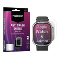 2x Folia ochronna do Apple Watch 6, SE, SE 2022 44mm AntiCRASH SHIELD edge3D
