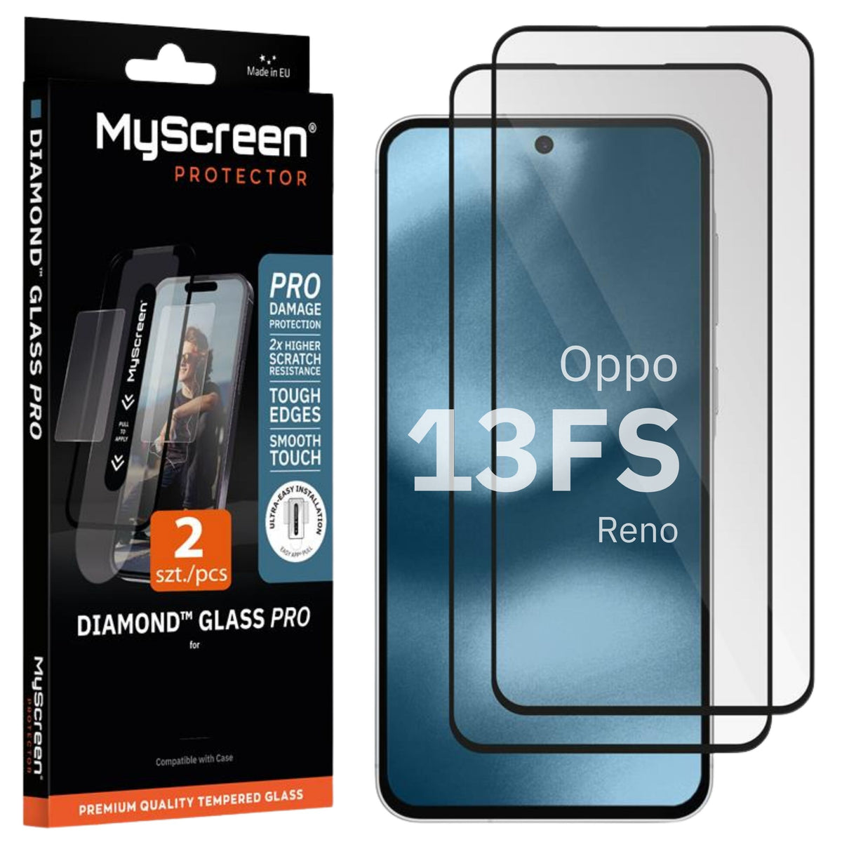 2x Szkło hartowane do OPPO Reno13 FS MyScreen DIAMOND GLASS PRO