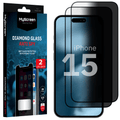 2x Szkło hartowane prywatyzujące iPhone 15 6.1 MyScreen DIAMOND GLASS AntiSPY