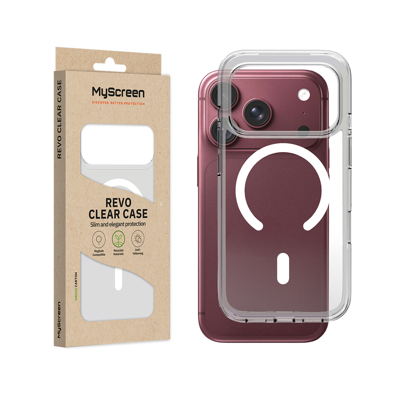 Etui do iPhone 18 Pro Max MyScreen REVO CLEAR CASE MagSafe