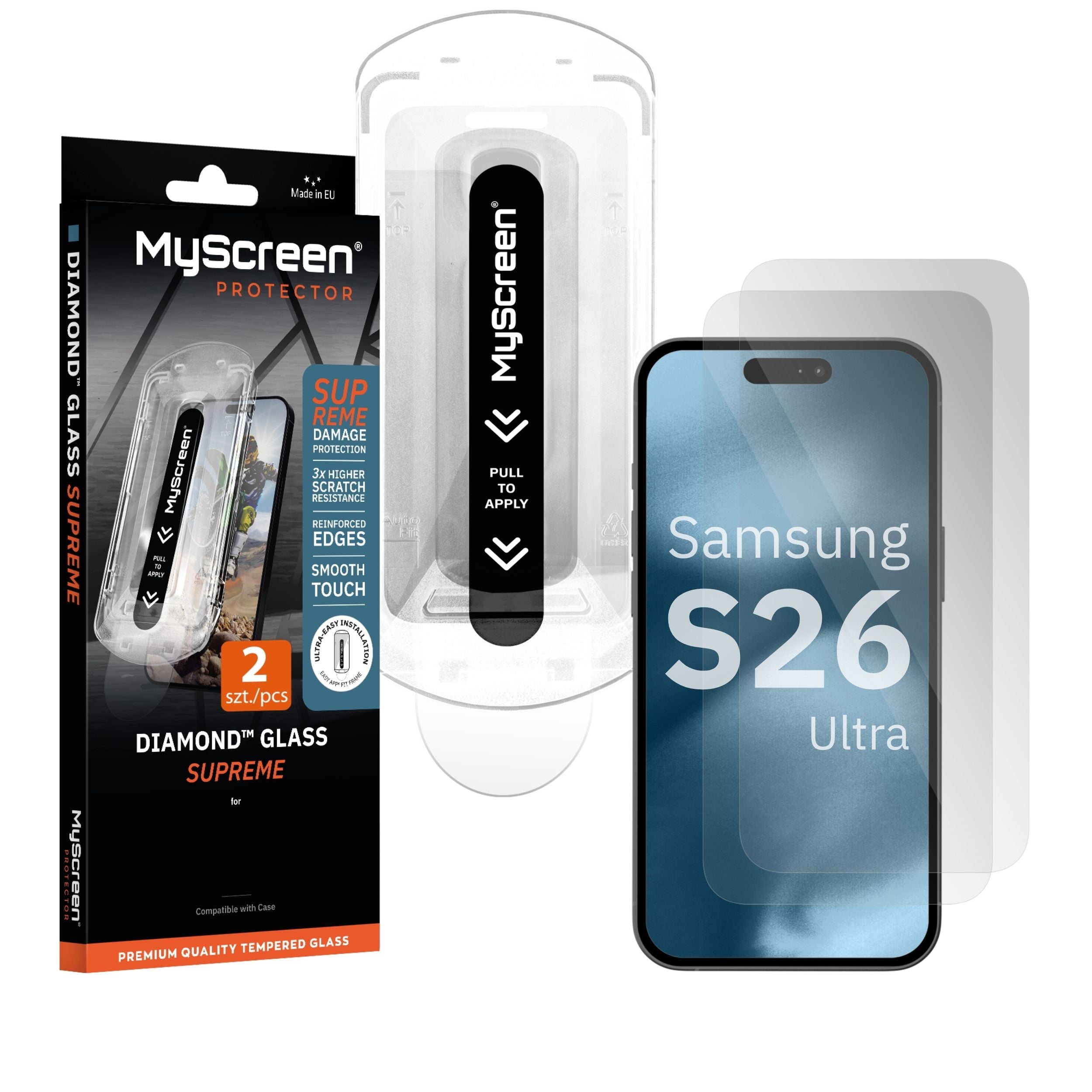 2x Szkło hartowane do Samsung Galaxy S26 Ultra MyScreen DIAMOND GLASS SUPREME